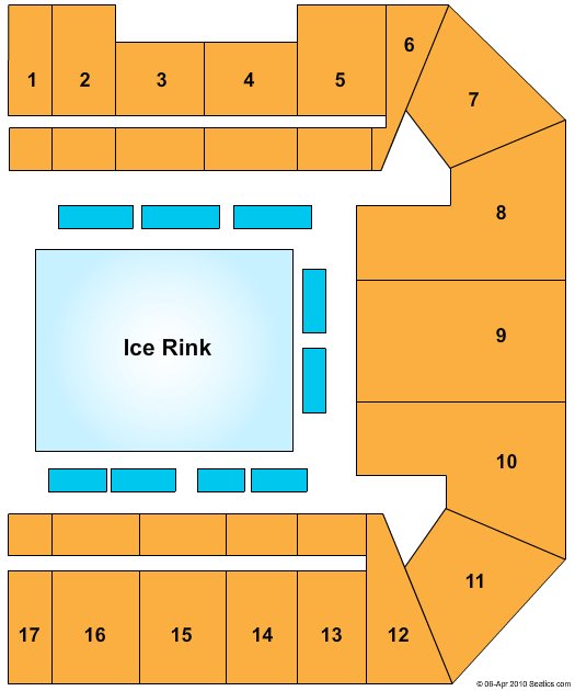 bp pulse LIVE Dancing on Ice Seating Chart